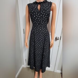 NWOT Robert Rodriguez Felicity Keyhole Flowy Polka Dot  Dress Size 12.